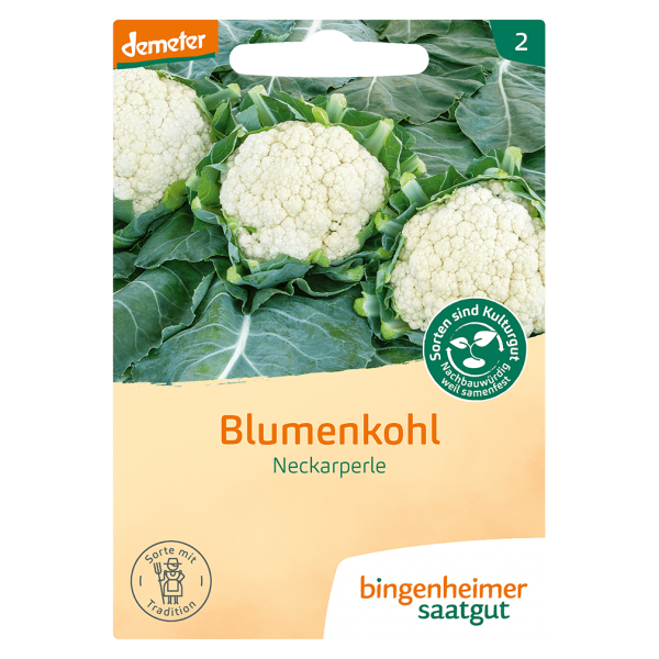 Bingenheimer Saatgut Bio Blumenkohl Neckarperle