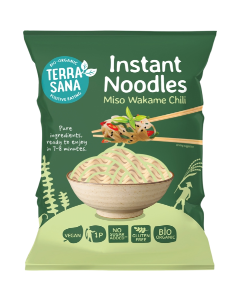 TerraSana Bio Instant-Nudeln mit Miso Wakame Chili