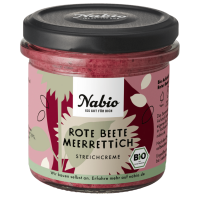 NAbio Bio Streich Creme Rote Beete Meerrettich NAbio Bio Streich Creme Rote Beete Meerrettich