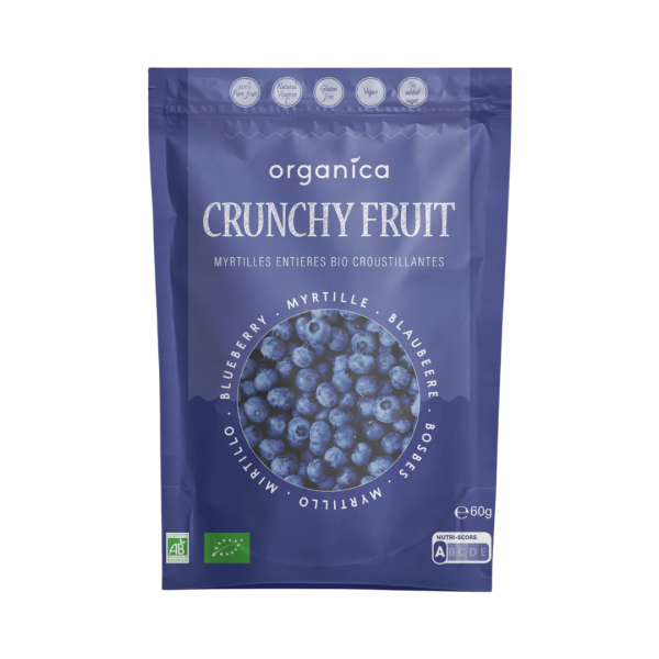 Bio Crunchy Fruit, Blaubeeren