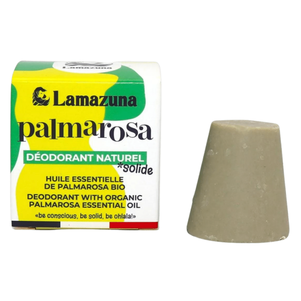 Lamazuna Bio festes Deodorant  ätherisches Palmarosaöl