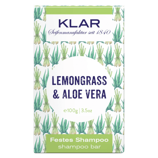 Klar Seifen Festes Shampoo Lemongrass & Aloe Vera