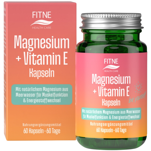 Fitne Magnesium Plus Vitamin E, 60 Kapseln