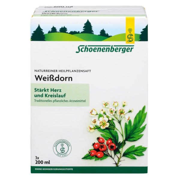 Schoenenberger Weißdorn-Heilpflanzensaft