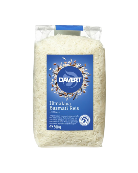 Davert Bio Himalaya Basmati Reis weiß