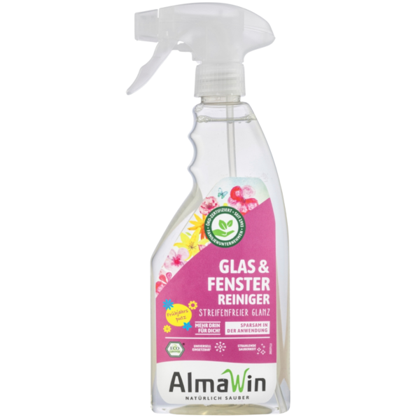 AlmaWin Glas- &amp; Fensterreiniger Frühjahrsputz-Edition, 500 ml