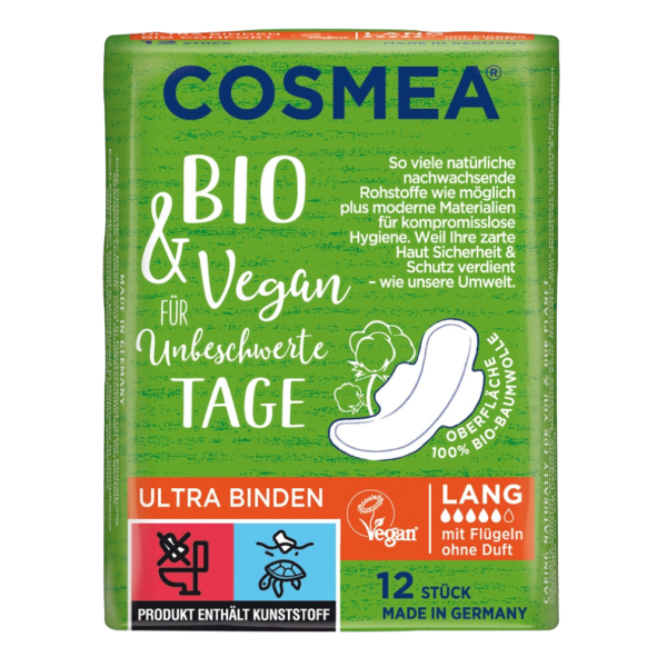 COSMEA Ultra Binden Lang mit Flügeln