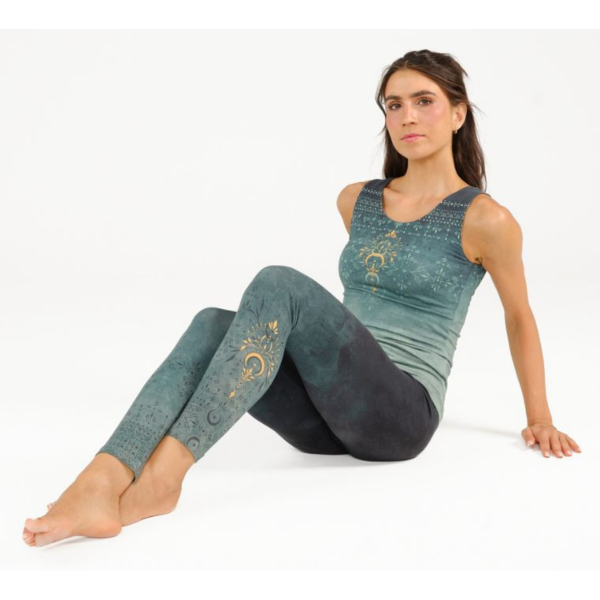 Spirit of Om Yoga Leggings Tivra - lagunengrün
