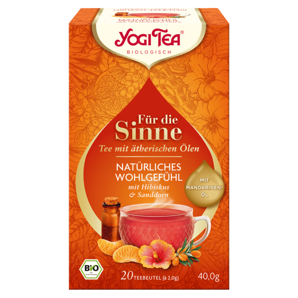 Yogi Tea Bio Kräutertee Für die Sinne Natürliches Wohlgfühl