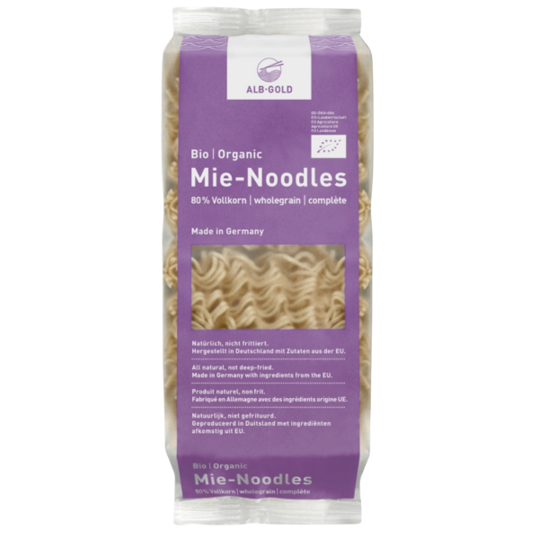 Alb-Gold Bio Mie-Noodles Vollkorn, 250 g