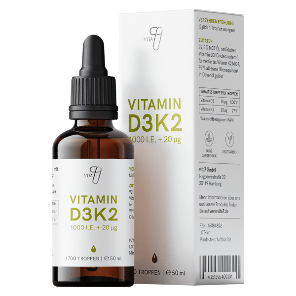 vita7 Vitamin D3K2 Tropfen