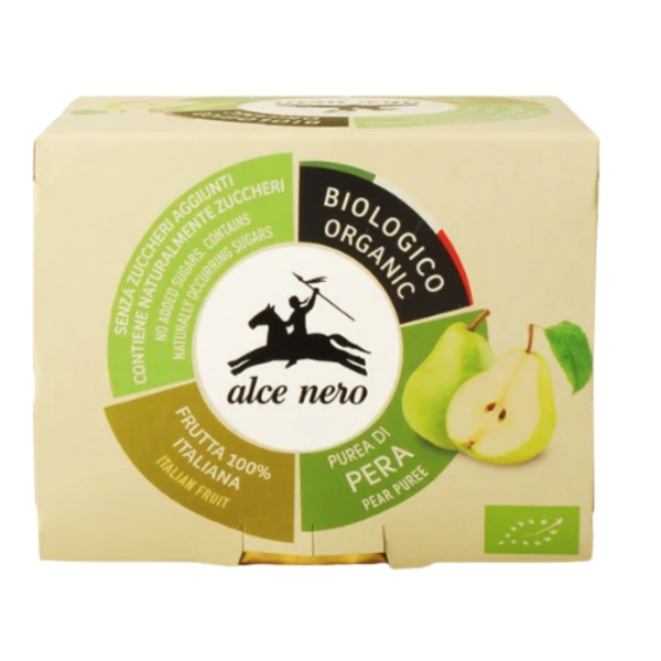 Alce Nero Bio Birnenmus ohne Zuckerzusatz, 200g