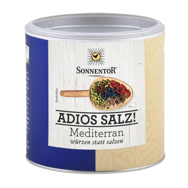 Sonnentor Bio Adios Salz! Gemüsemischung mediterran, 150 g, Gastrodose klein