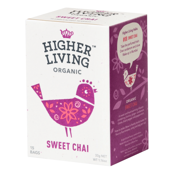 Higher Living Bio Sweet Chai, 15Btl