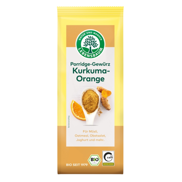 Lebensbaum Bio Porridge-Gewürz, Kurkuma-Orange