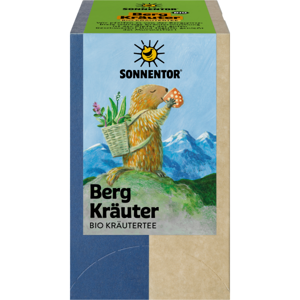 Sonnentor Bio Bergkräuter Tee, 18 Beutel