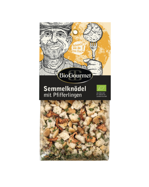 BioGourmet Bio Semmelknödel mit Pfifferlingen, 140g