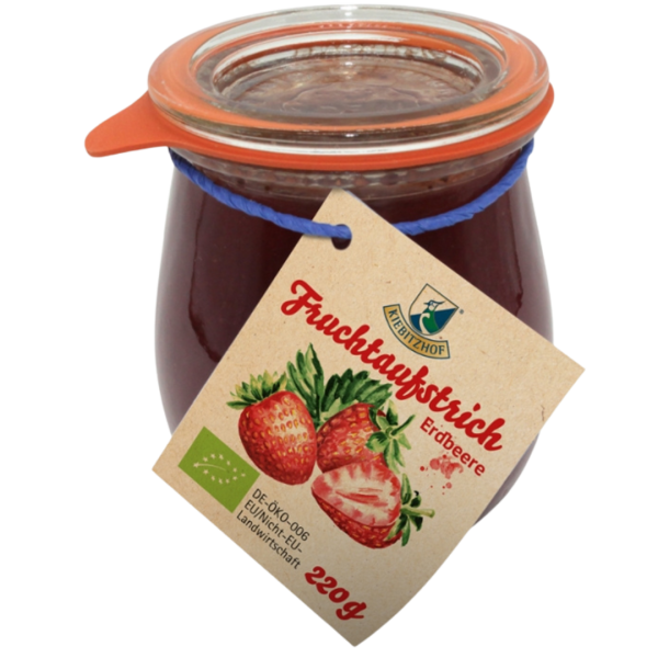 Kiebitzhof Bio Erdbeere Fruchtaufstrich