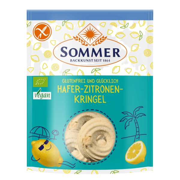 Sommer Bio Hafer-Zitronen-Kringel