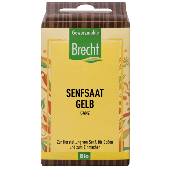 Gewürzmühle Brecht Bio Senfsaat gelb ganz