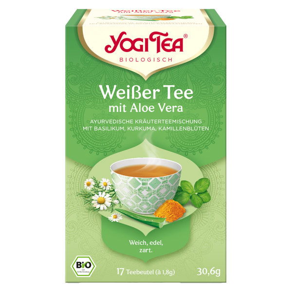 Yogi Tea Bio Weißer Tee mit Aloe Vera