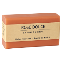 Savon Du Midi Karité Butter Seife Wildrose - 100g, Natürliche Pflege Für Haut & Körper