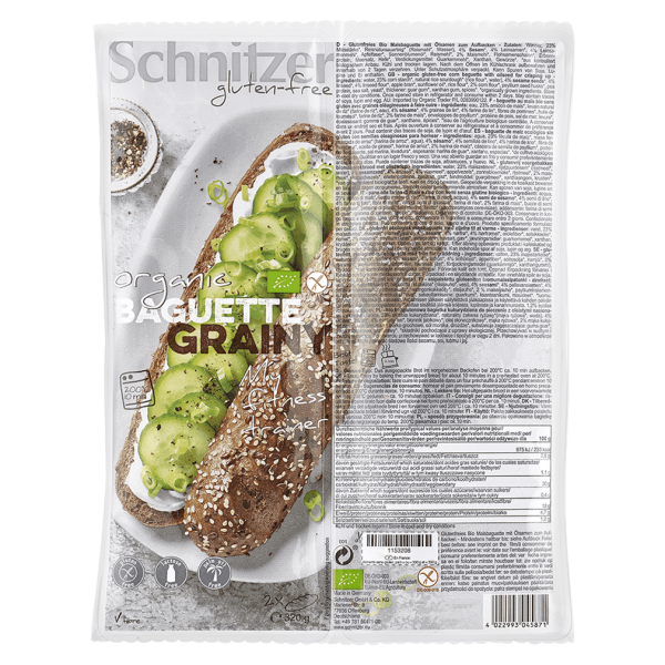 Schnitzer Bio Baguette Grainy