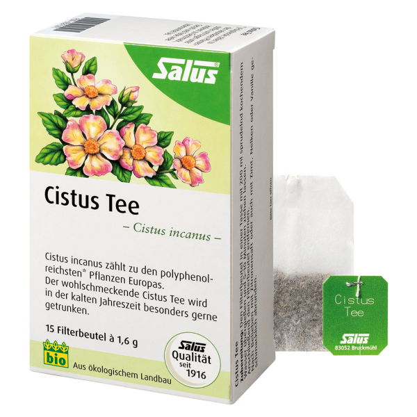 Salus Bio Cistus Kräutertee, 15 Filterbeutel