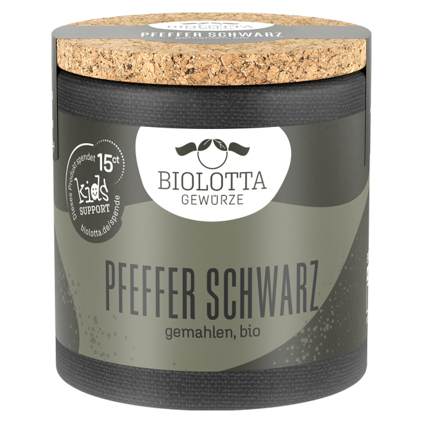 BIOLOTTA Bio Pfeffer schwarz, gemahlen