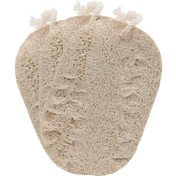 NaturGut Luffa Schwamm mit Kordel – Natürlicher Peeling- &amp; Spülschwamm