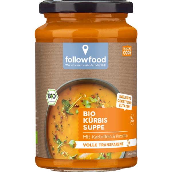 followfood Bio Kürbissuppe, 375ml