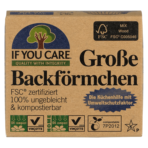 If You Care Große Backförmchen