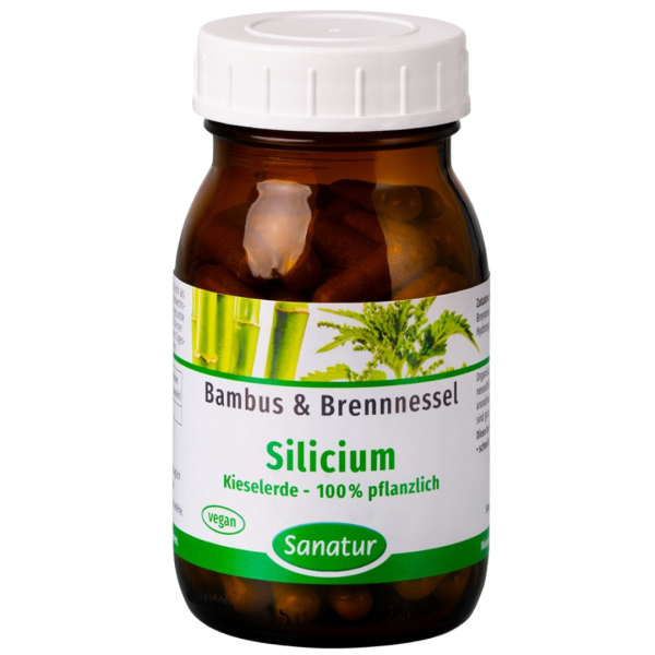 Sanatur Bio Silicium 100% pflanzlich, 90 Kapseln, 36g