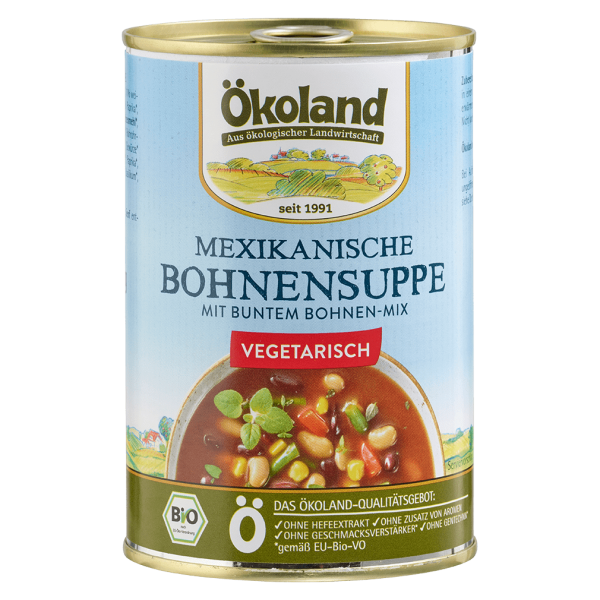 Ökoland Bio Mexikanische Bohnensuppe