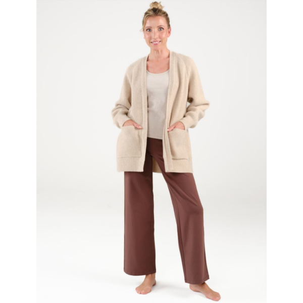 Spirit of Om Yoga Hose Calana - cacaobraun