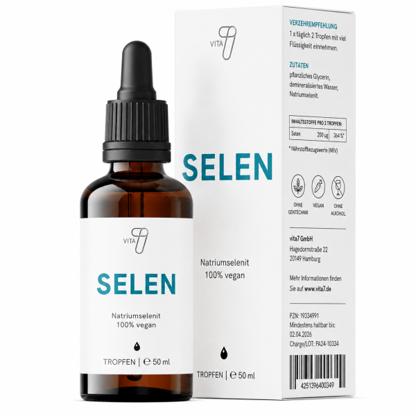 vita7 Selen Tropfen, 50ml
