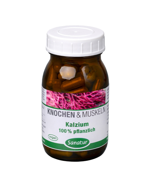 Sanatur Kalzium 100% pflanzlich Kapseln