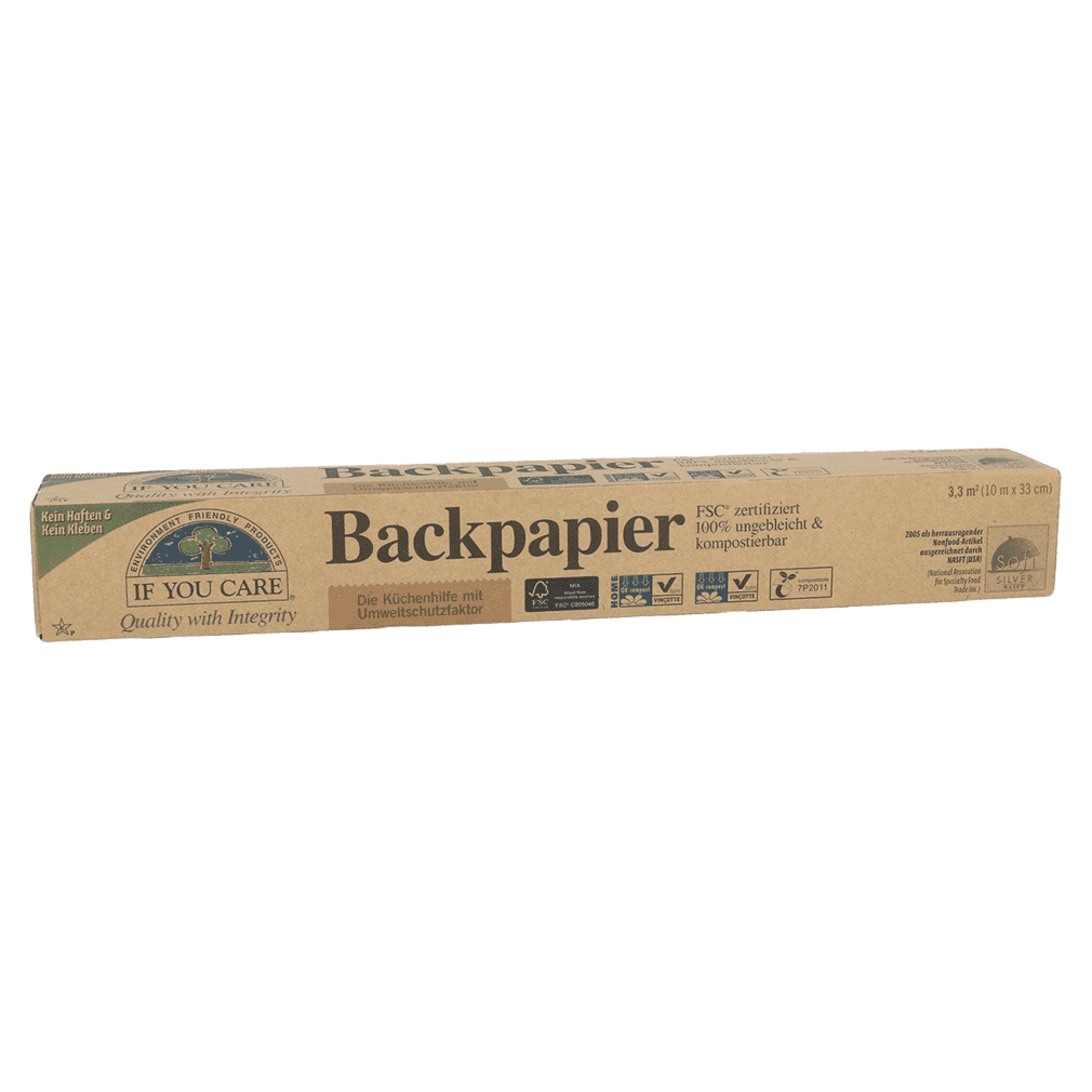 If You Care Pergamentpapier – 24 Bögen, Chlorfrei, Ungiftig, Zum Backen & Einpacken