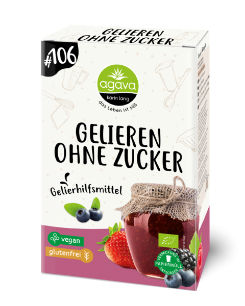 agava Bio Gelieren ohne Zucker