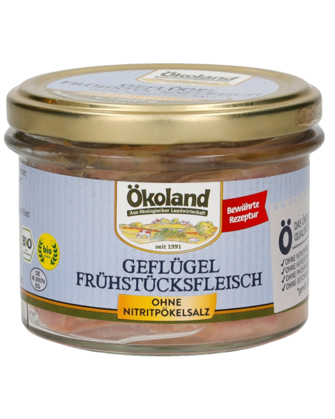 Ökoland Bio Geflügel-Frühstücksfleisch