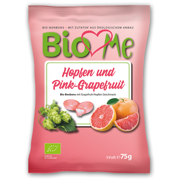 Bio loves Me Bio Bonbons Hopfen &amp; Pink Grapefruit