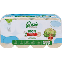 Grazie Natural Recycling Toilettenpapier 3-lagig Grazie Natural Recycling Toilettenpapier 3-lagig