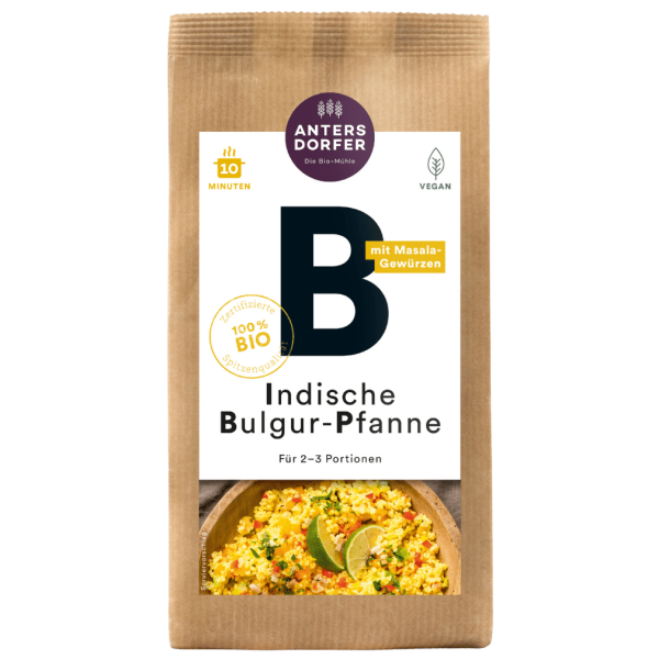 Antersdorfer Bio Indische Bulgur-Pfanne