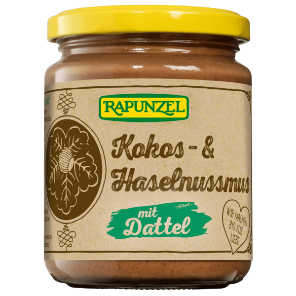 Rapunzel Bio Kokos- & Haselnussmus mit Dattel