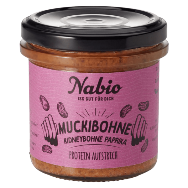 NAbio Bio Protein-Aufstrich "Muckibohne" - Kidneybohne Paprika