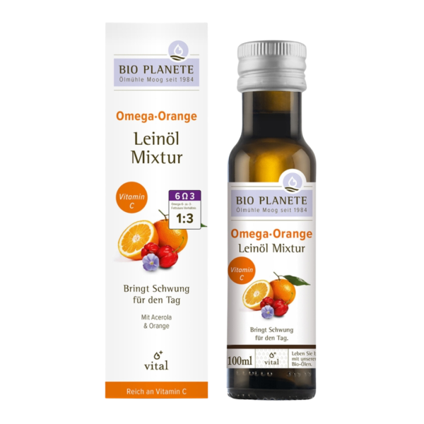 Bio Planète Bio Omega Orange Leinöl-Mixtur