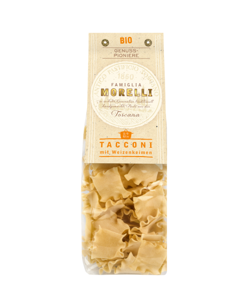BioGourmet Bio MORELLI Tacconi mit Weizenkeimen, 250g