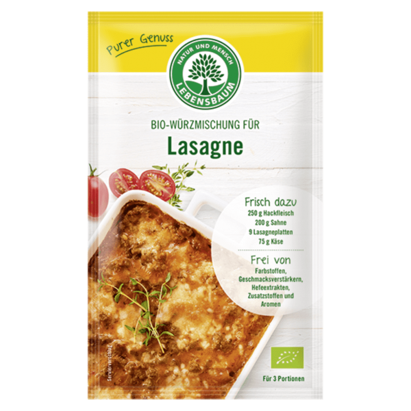 Lebensbaum Bio Würzmischung für Lasagne