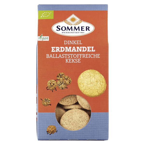 Sommer Bio Dinkel Erdmandel Kekse
