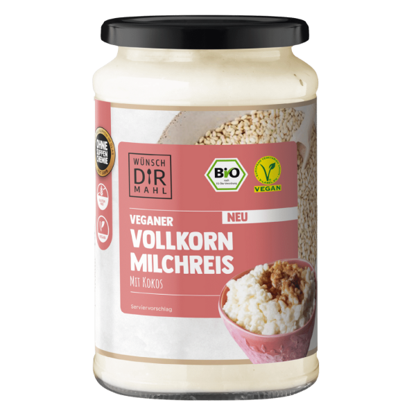 Wünsch Dir Mahl Bio (ohne Milch)-Reis mit Kokos